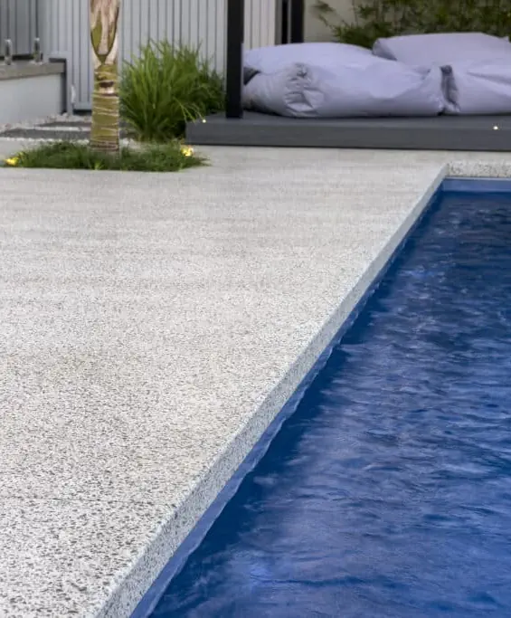 Pool deck concrete resurfacing in Perth