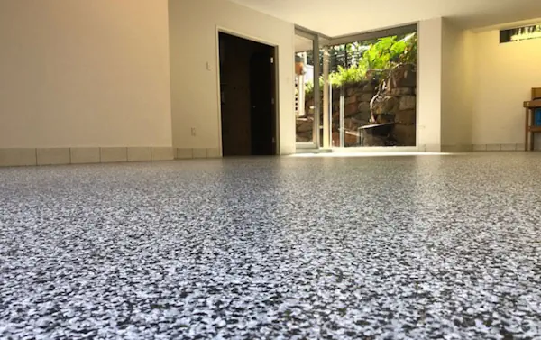 Garage floors with epoxy coatings in Perth