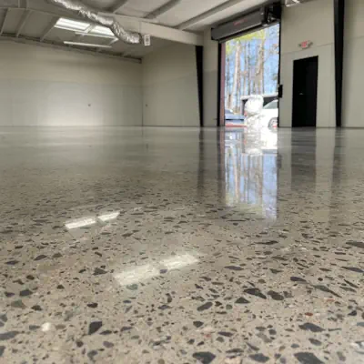Grind and seal concrete in a garage in Perth